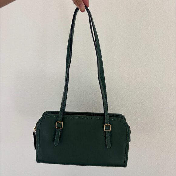 COACH Swing Zip Bag in Hunter Green - Picture 11 of 11